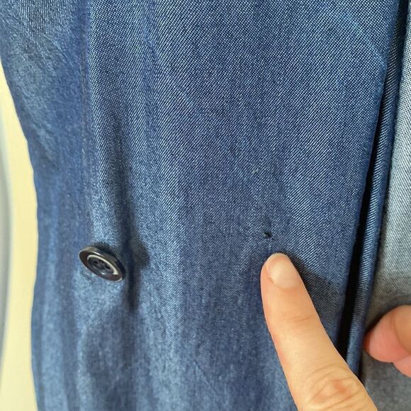 G Star Raw Dark Denim Mini Wrap Dress Size XS - Picture 11 of 11